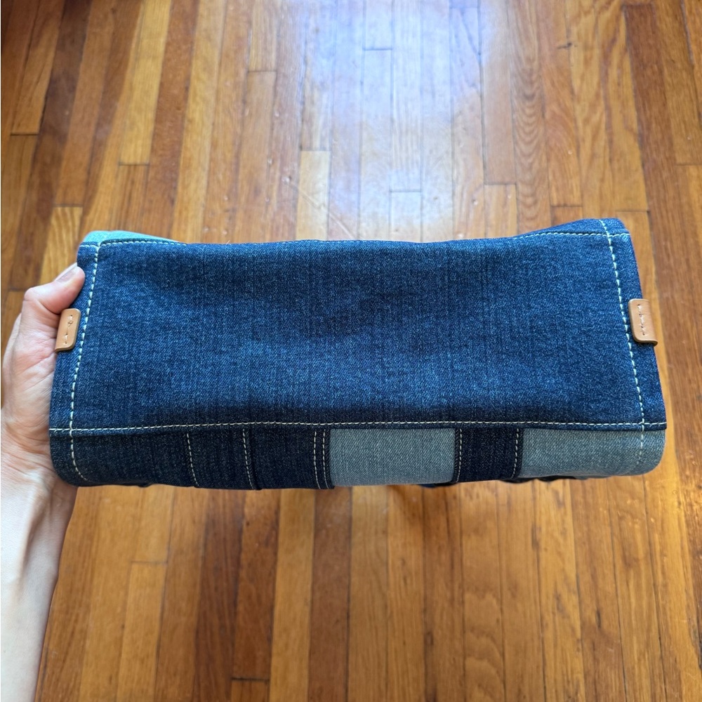 Marc Jacobs Blue Denim Patchwork Tote Bag - Picture 5 of 9